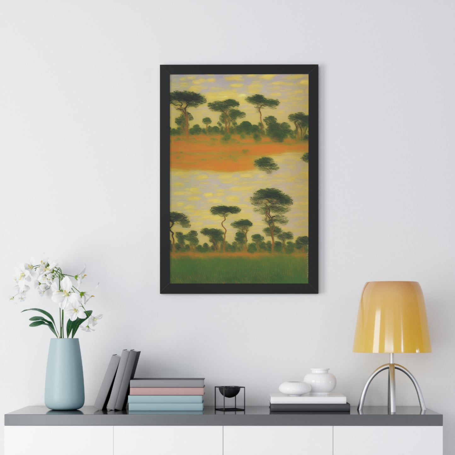 Savanna Landscape Claude Monet Style