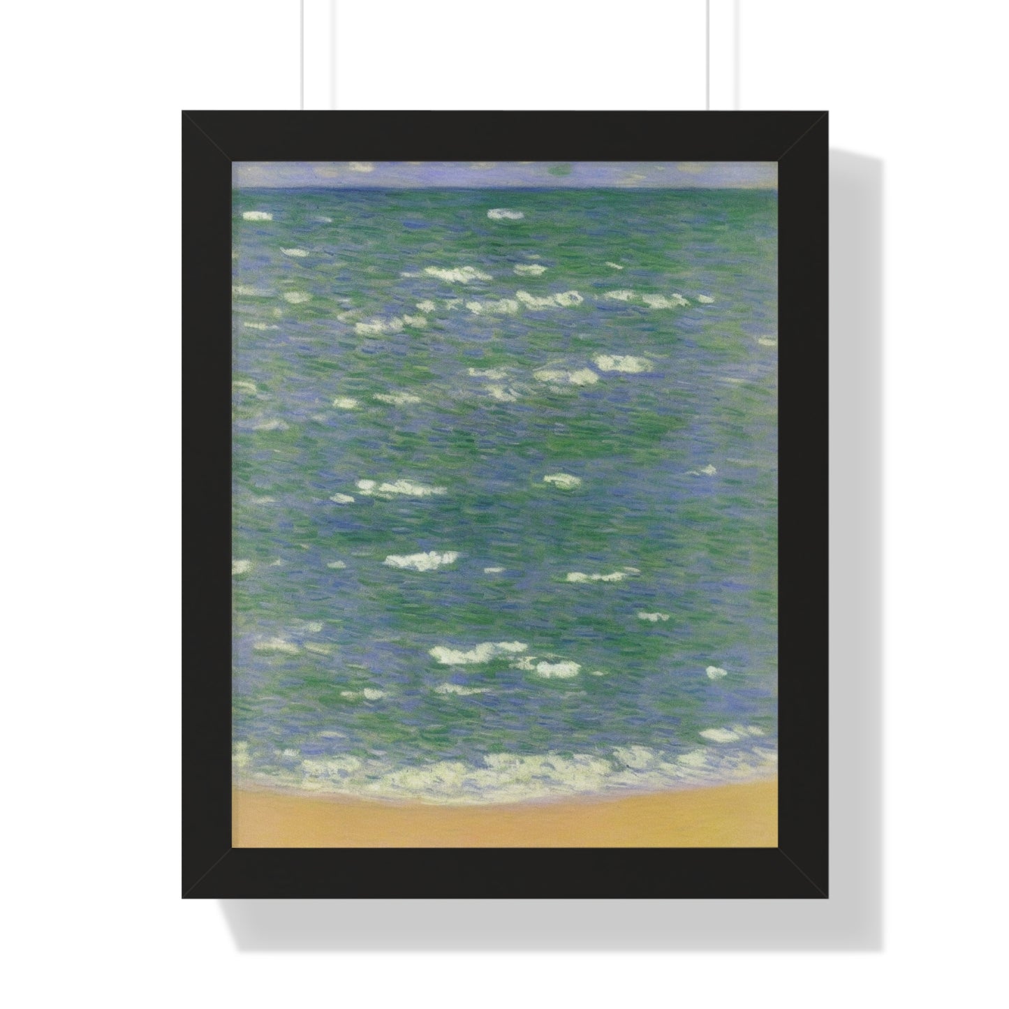 Beach Landscape Claude Monet Style