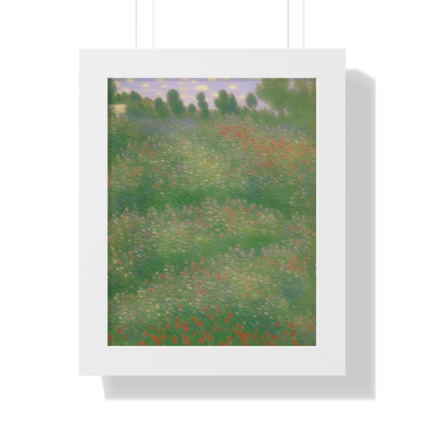 Flowers Landscape Claude Monet Style