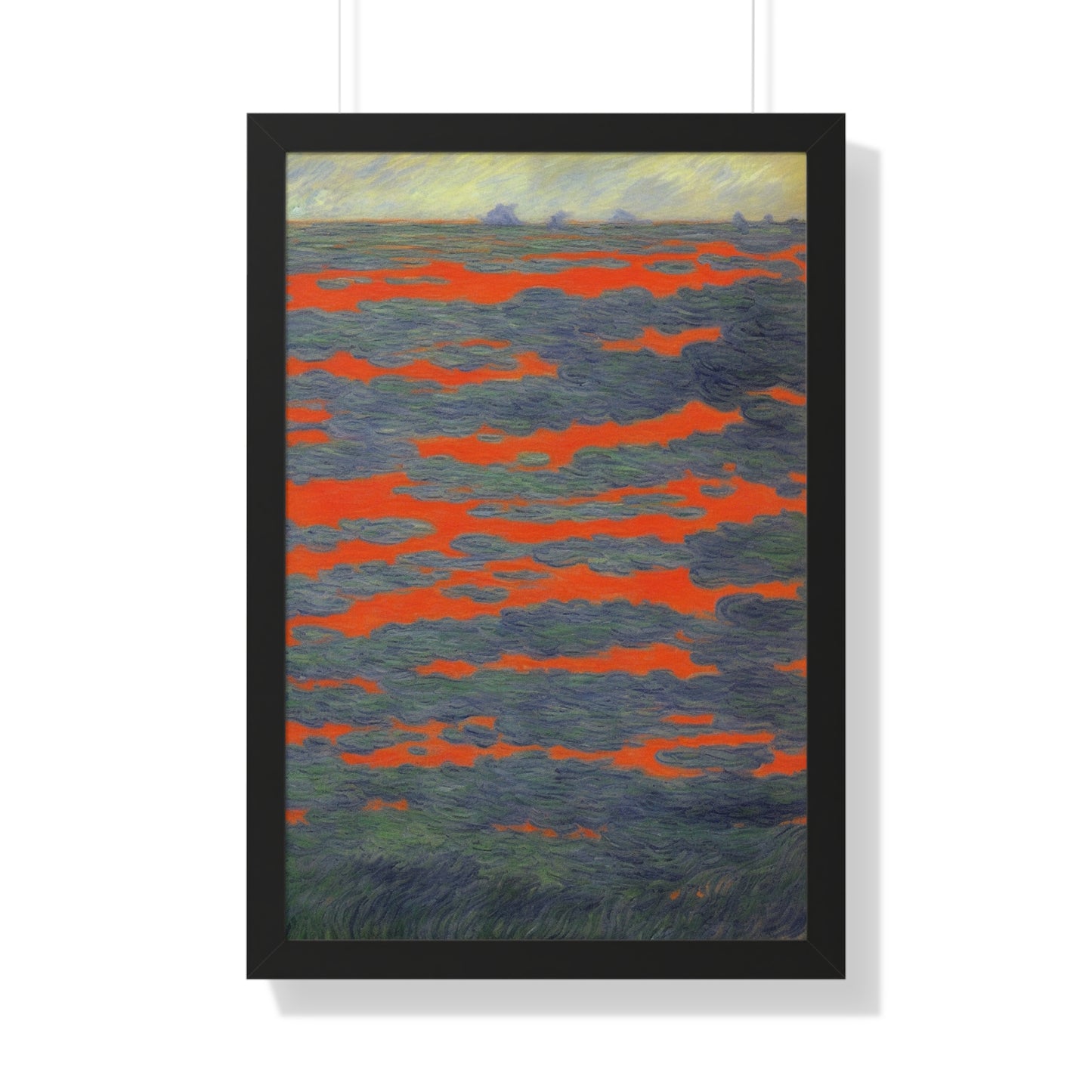 Lava Landscape Claude Monet Style