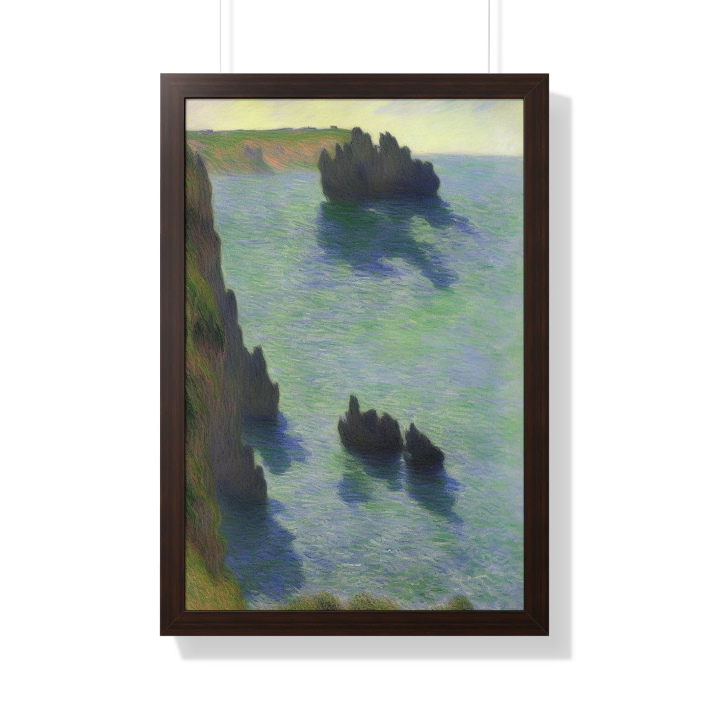 Sea Cave Landscape Claude Monet Style