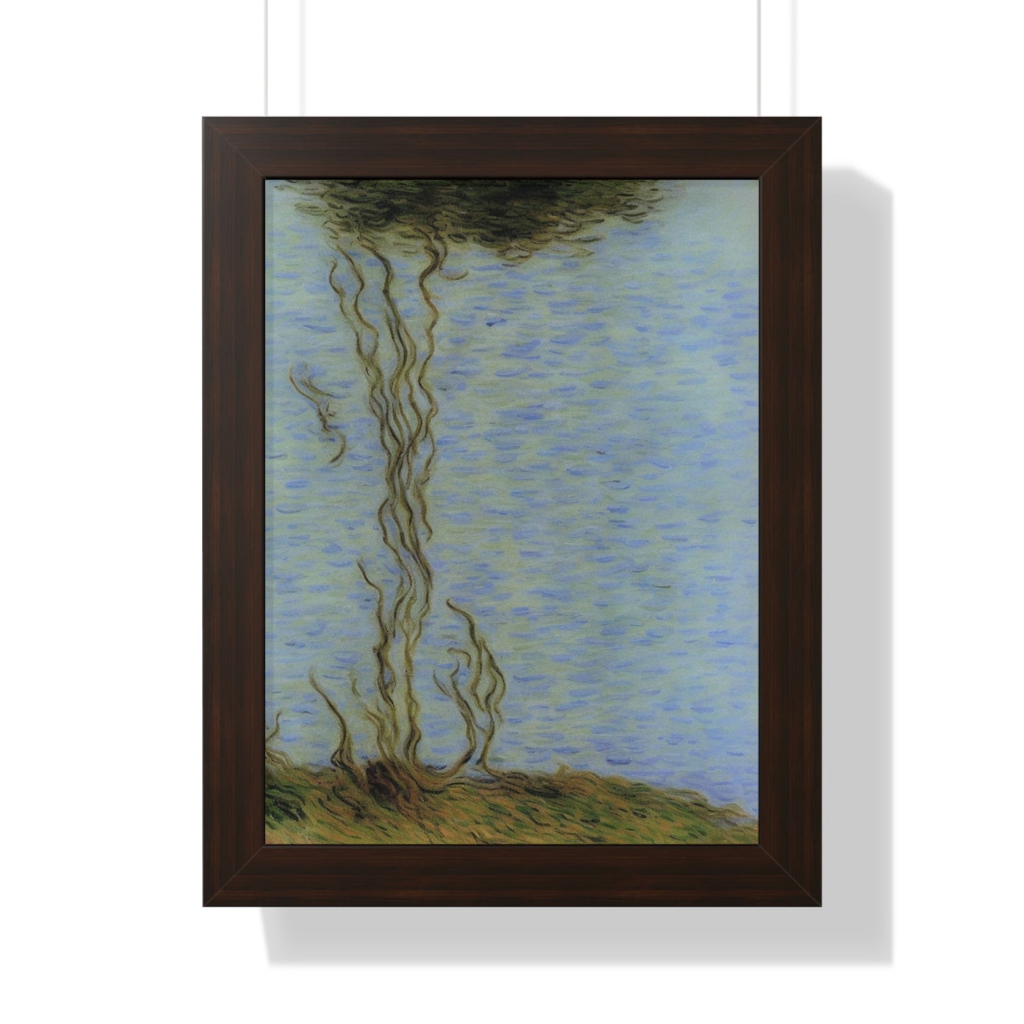 Driftwood Scene Claude Monet Style