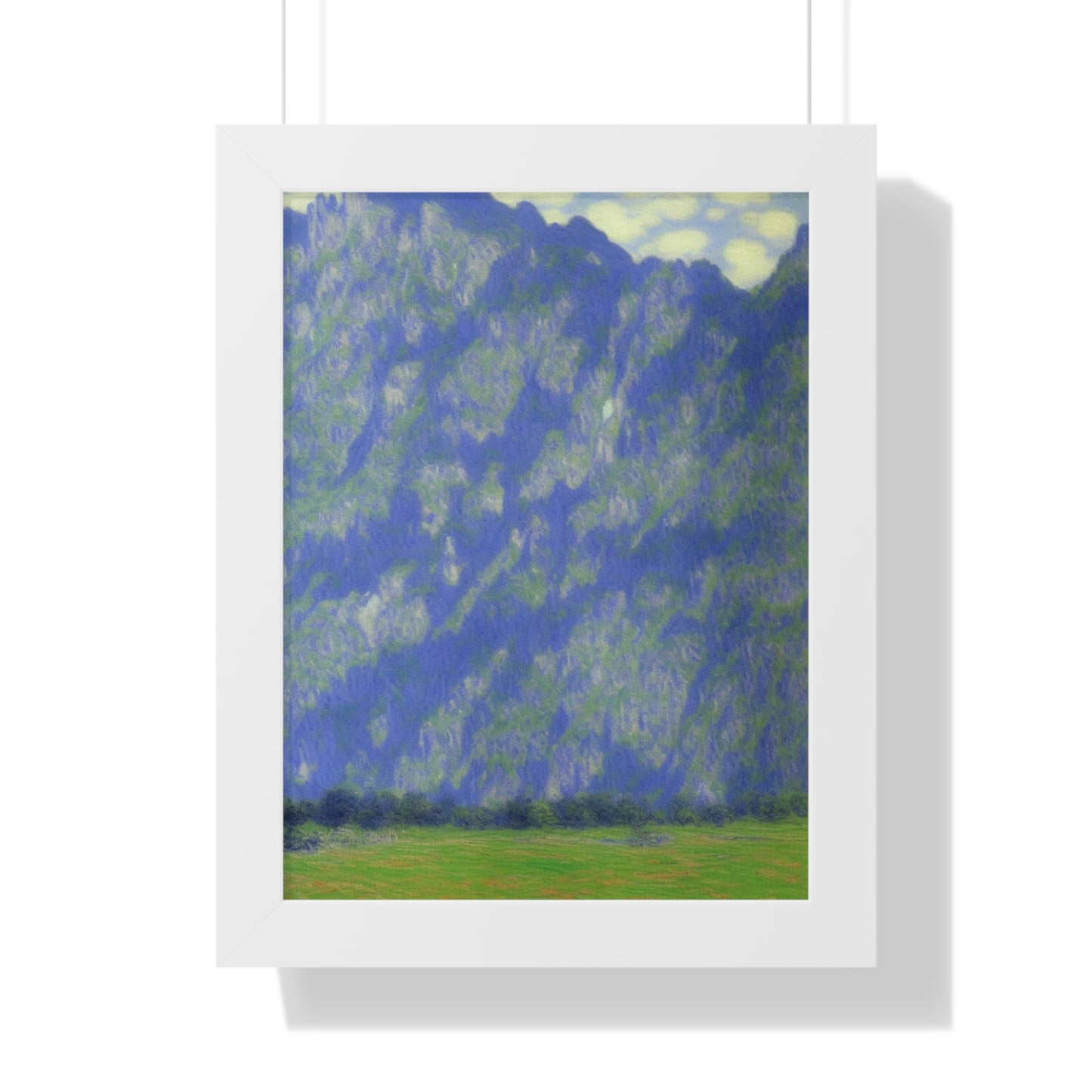 Mountains Landscape Claude Monet Style