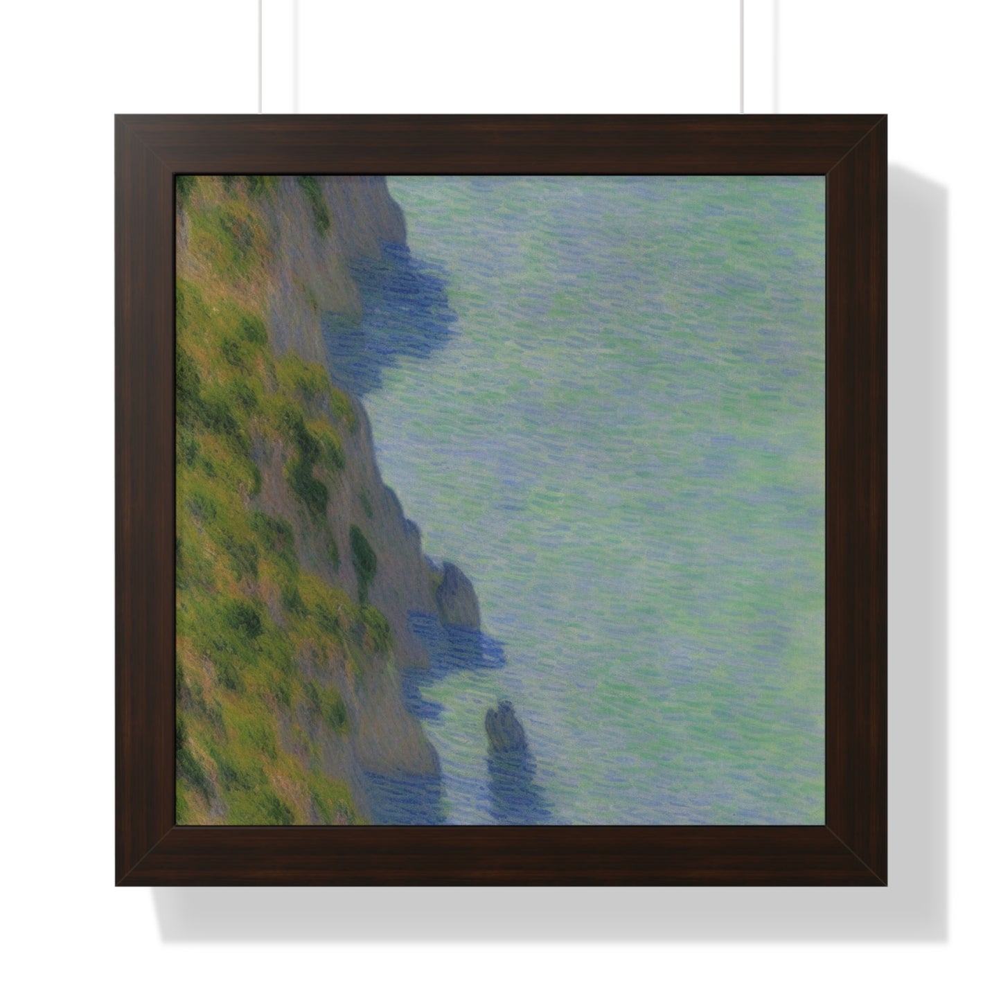 Coastal Bluff Landscape Claude Monet Style