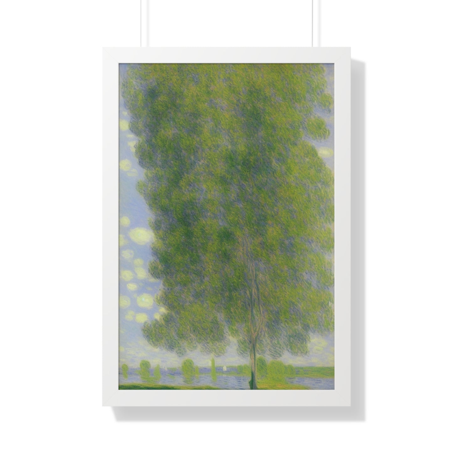 Tree Scene Claude Monet Style