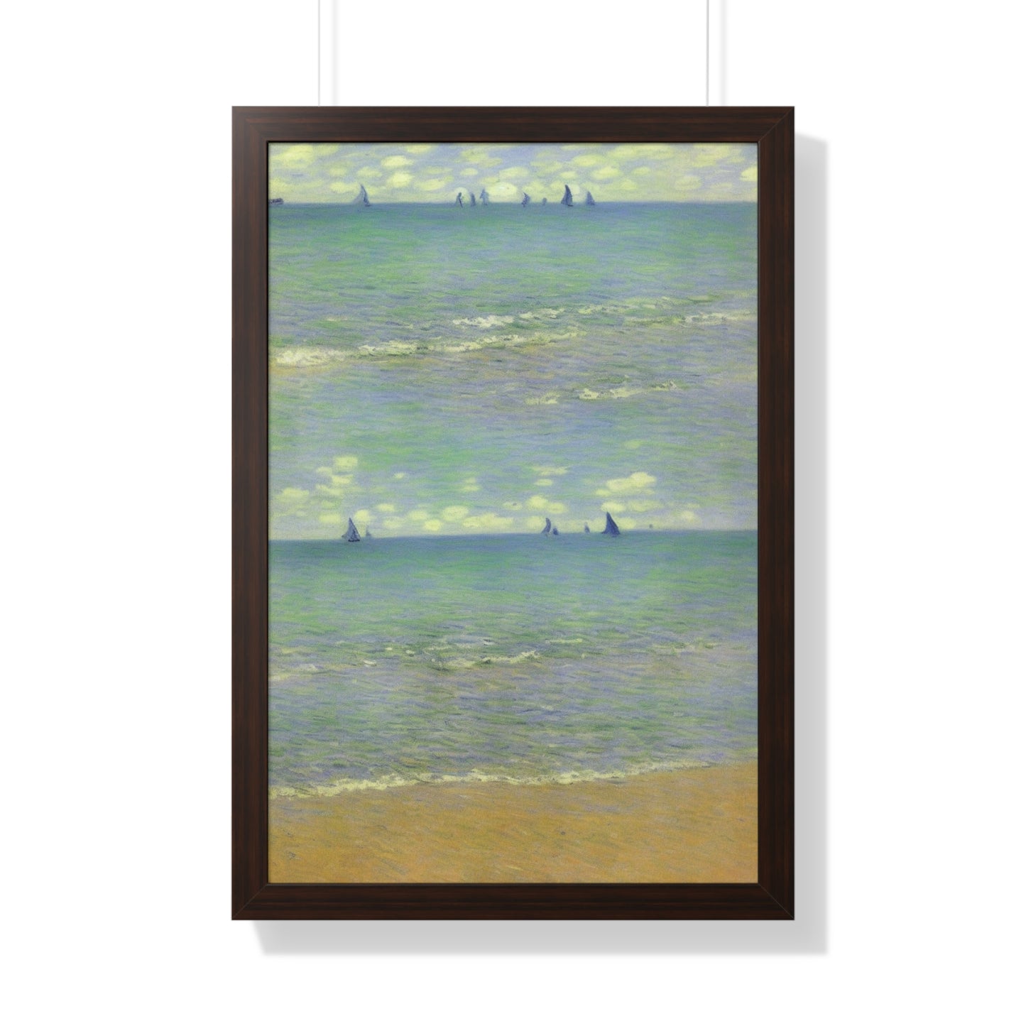 Beach Landscape Claude Monet Style