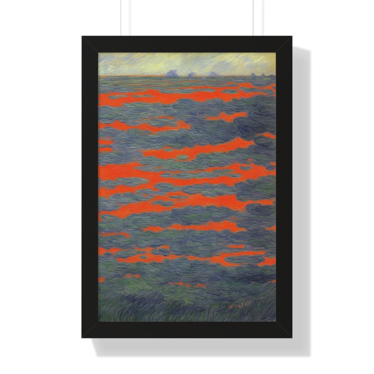 Lava Landscape Claude Monet Style