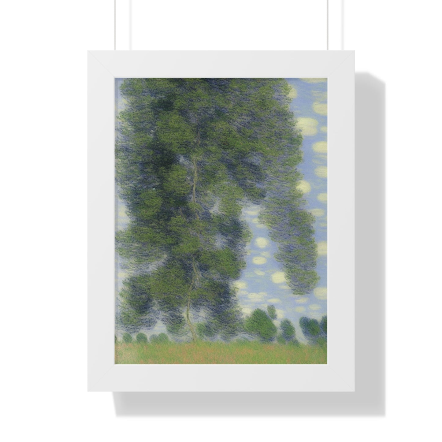 Tree Landscape Claude Monet Style