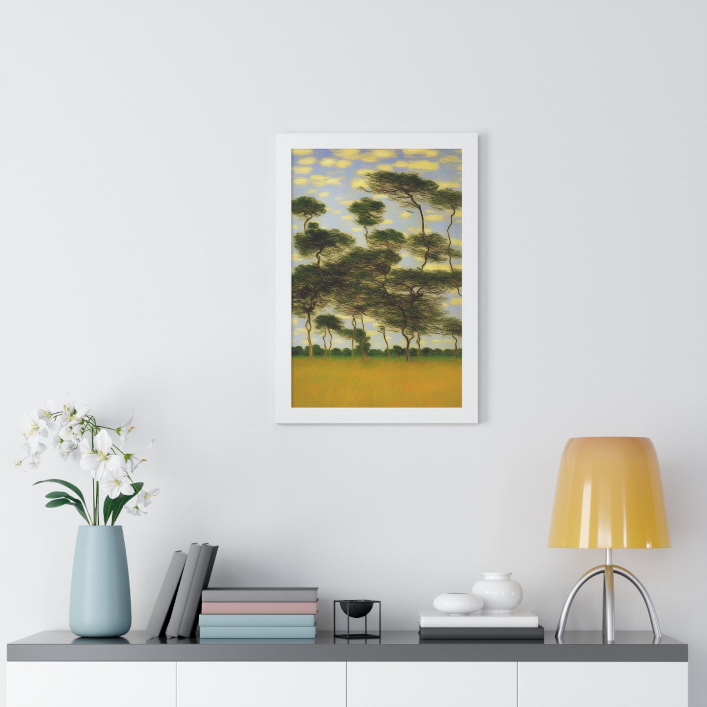 Savanna Plain Landscape Claude Monet Style