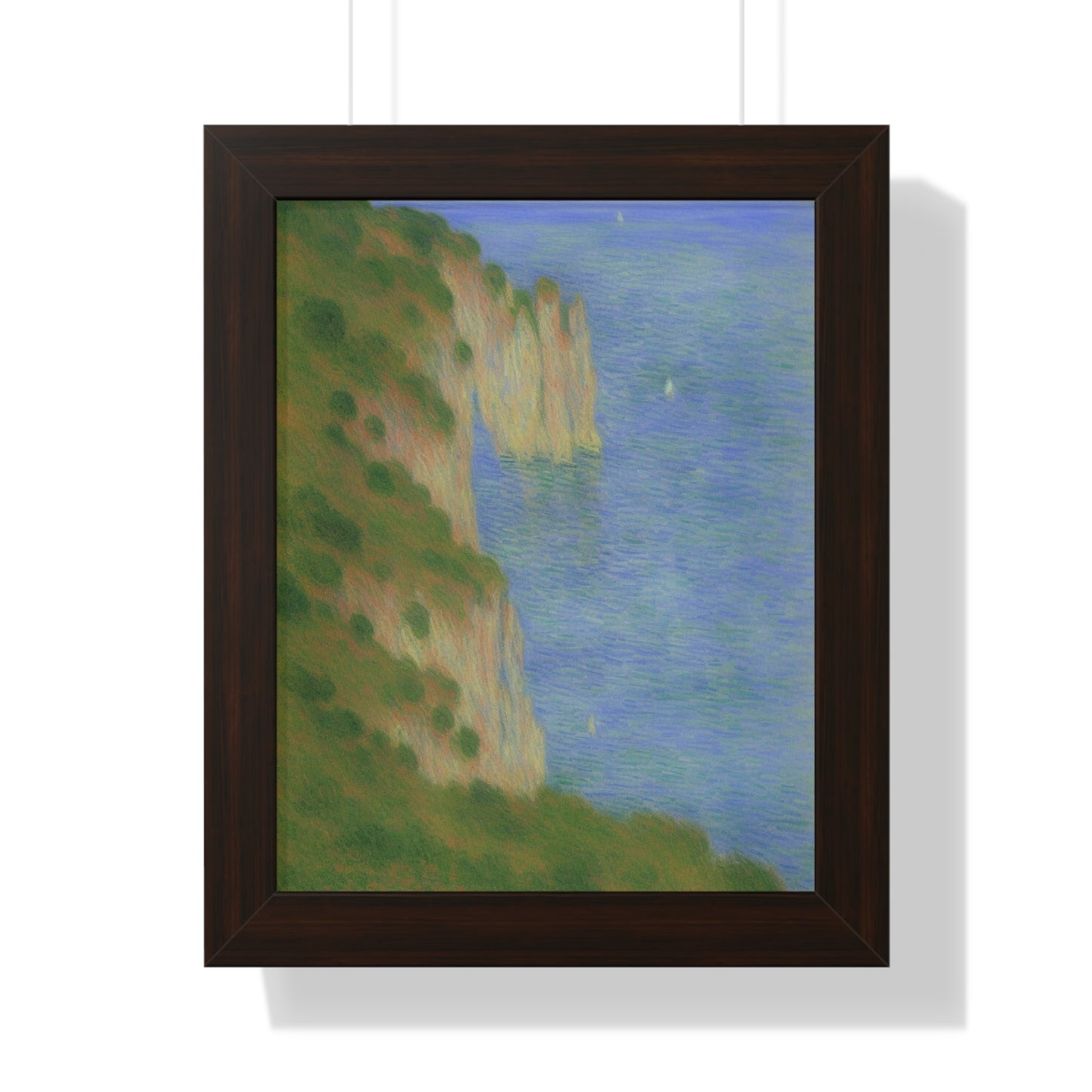 Coastal Bluff Landscape Claude Monet Style