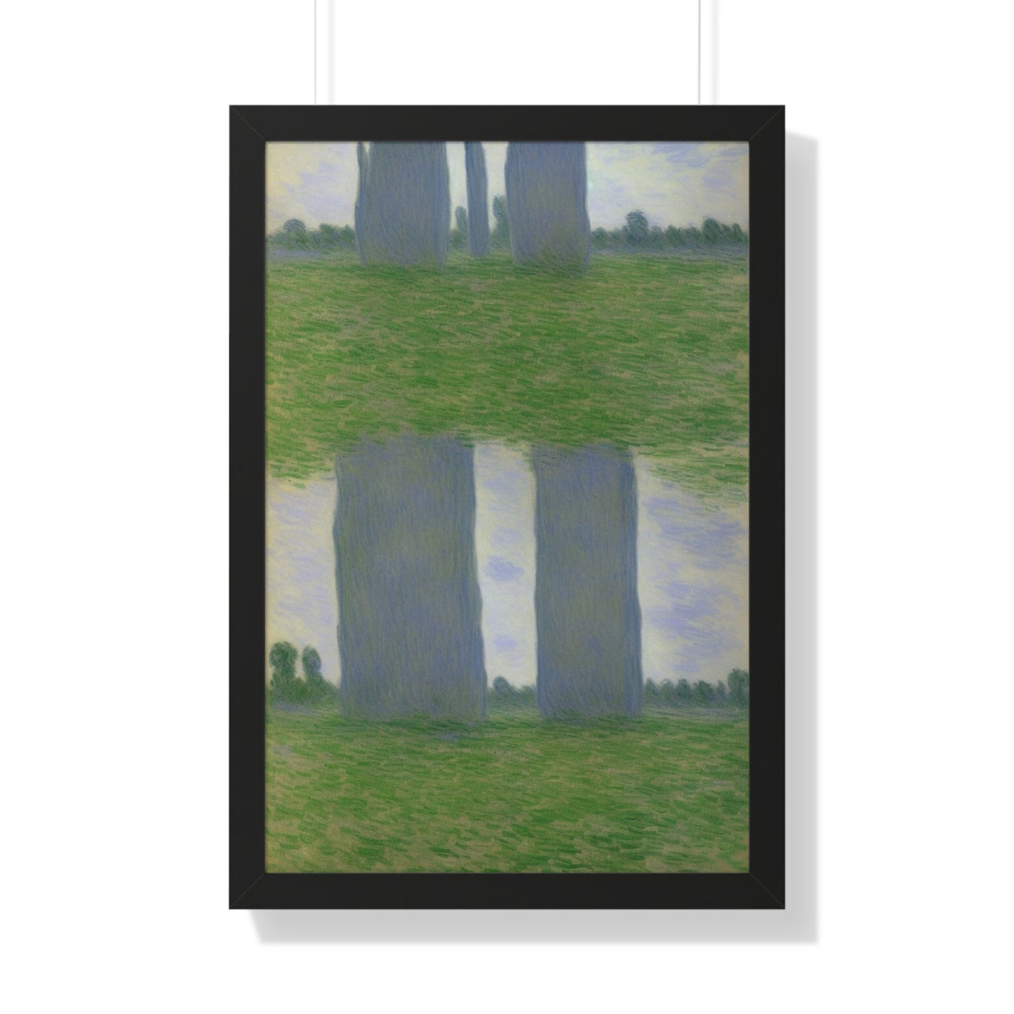 Monolith Landscape Claude Monet Style