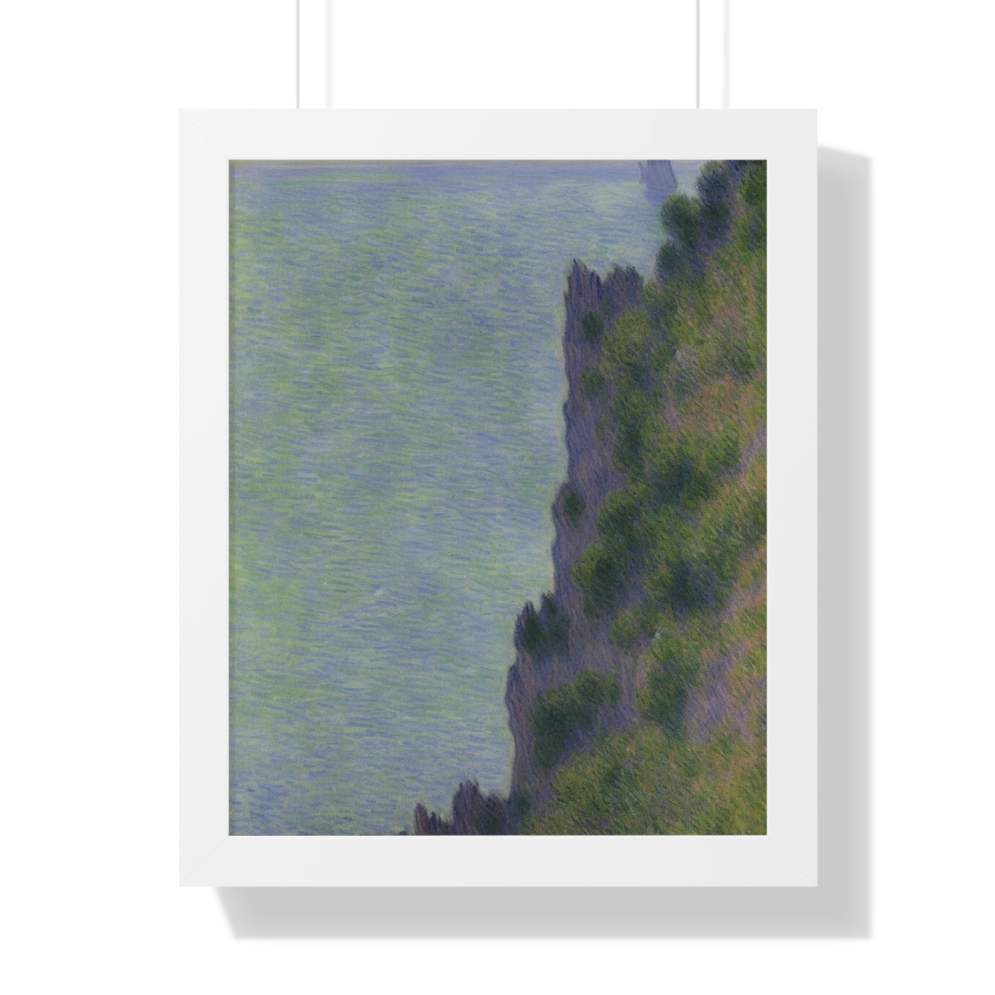 Cliff Scene Claude Monet Style