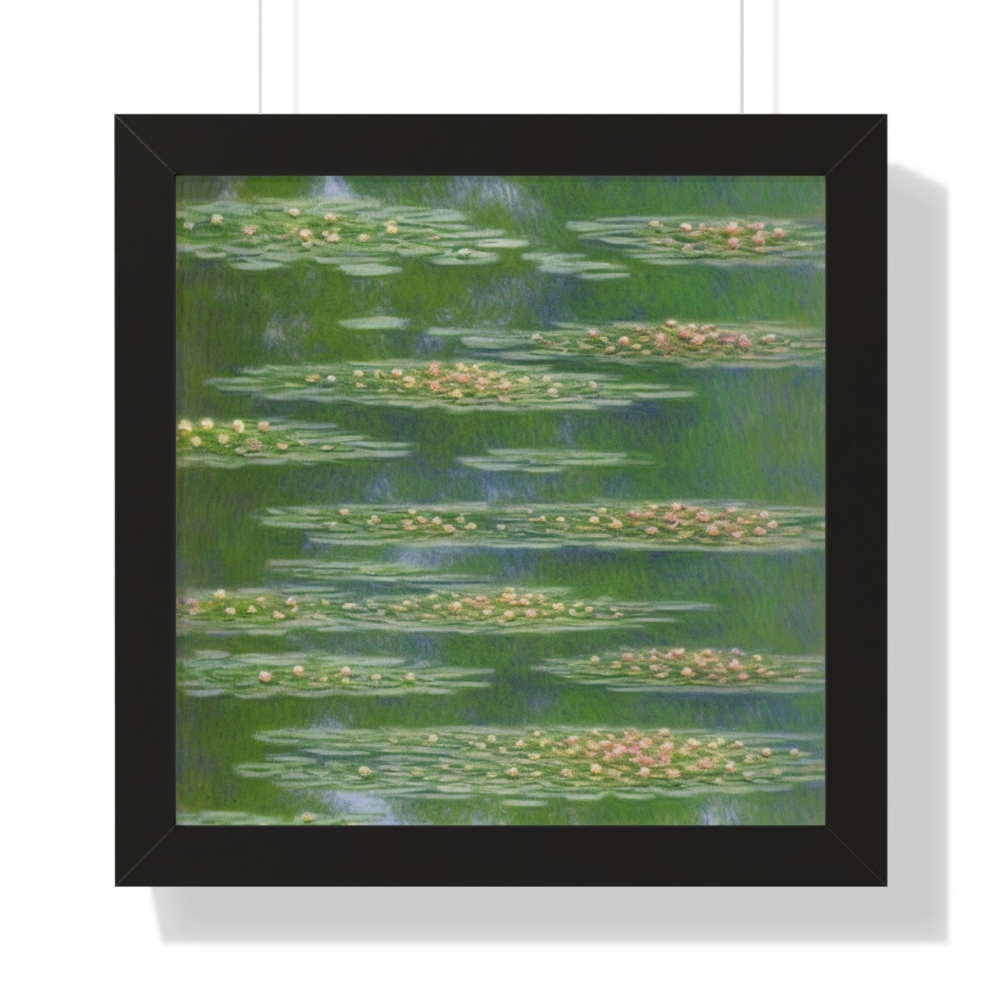 Water Lilies Landscape Claude Monet Style