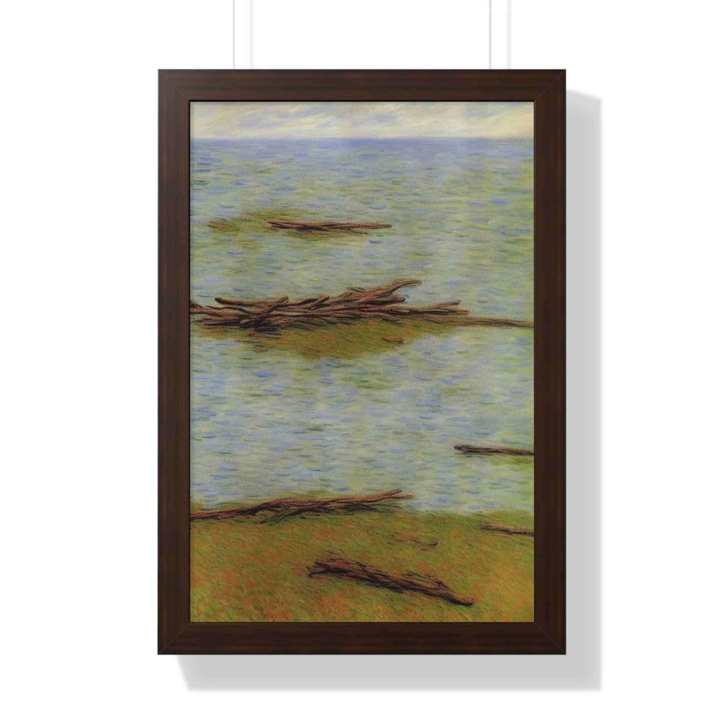 Driftwood Landscape Claude Monet Style