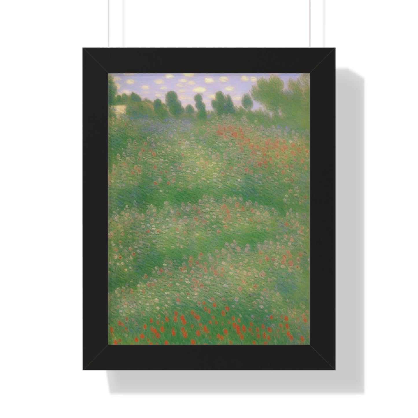 Flowers Landscape Claude Monet Style