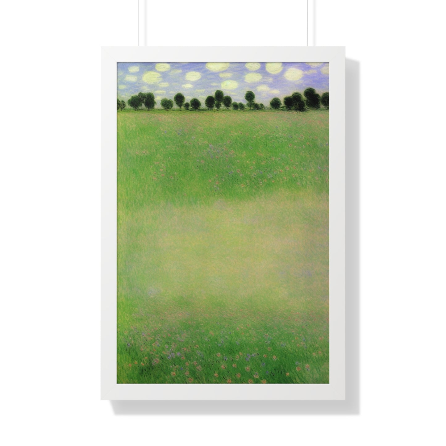 Meadow Scene Claude Monet Style