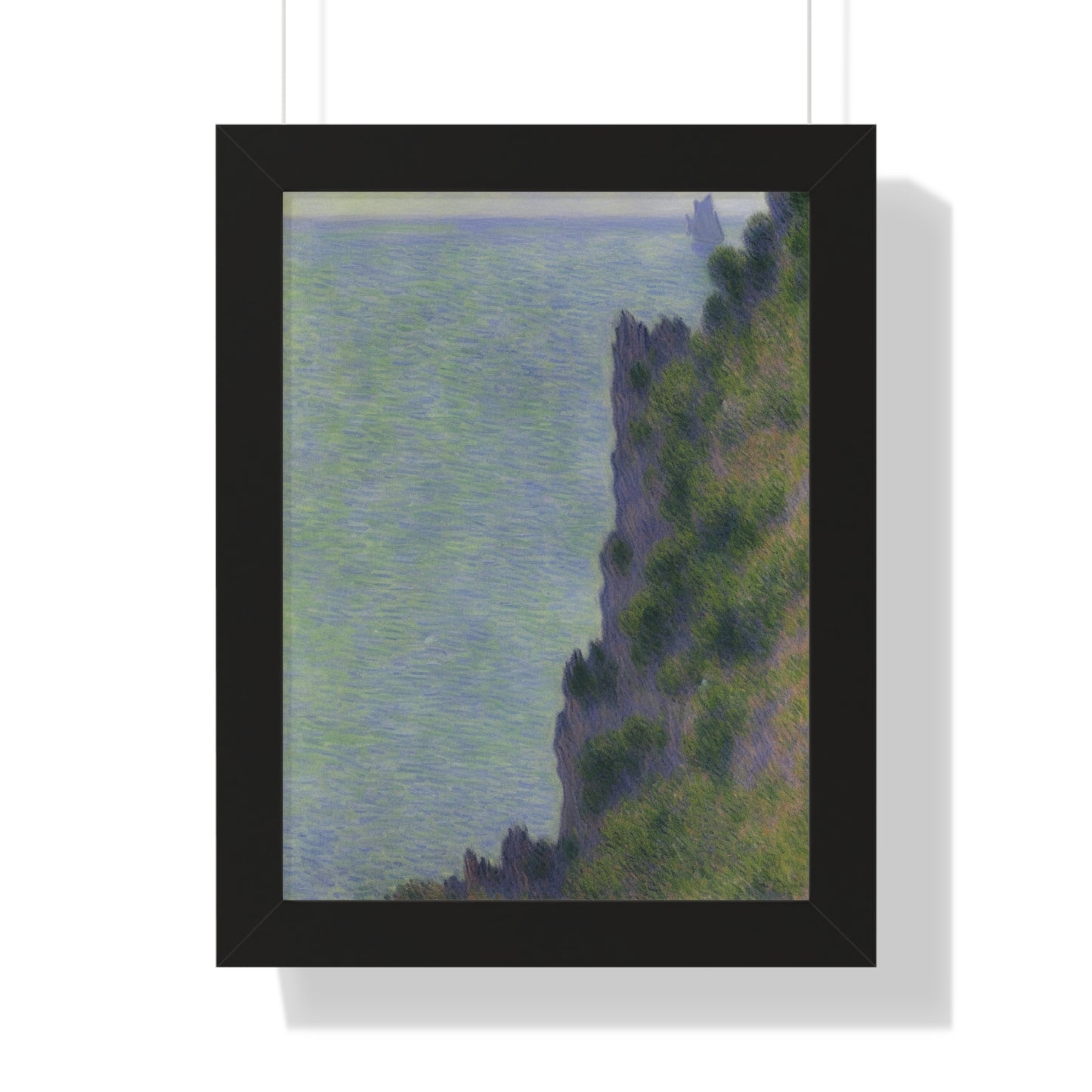 Cliff Scene Claude Monet Style