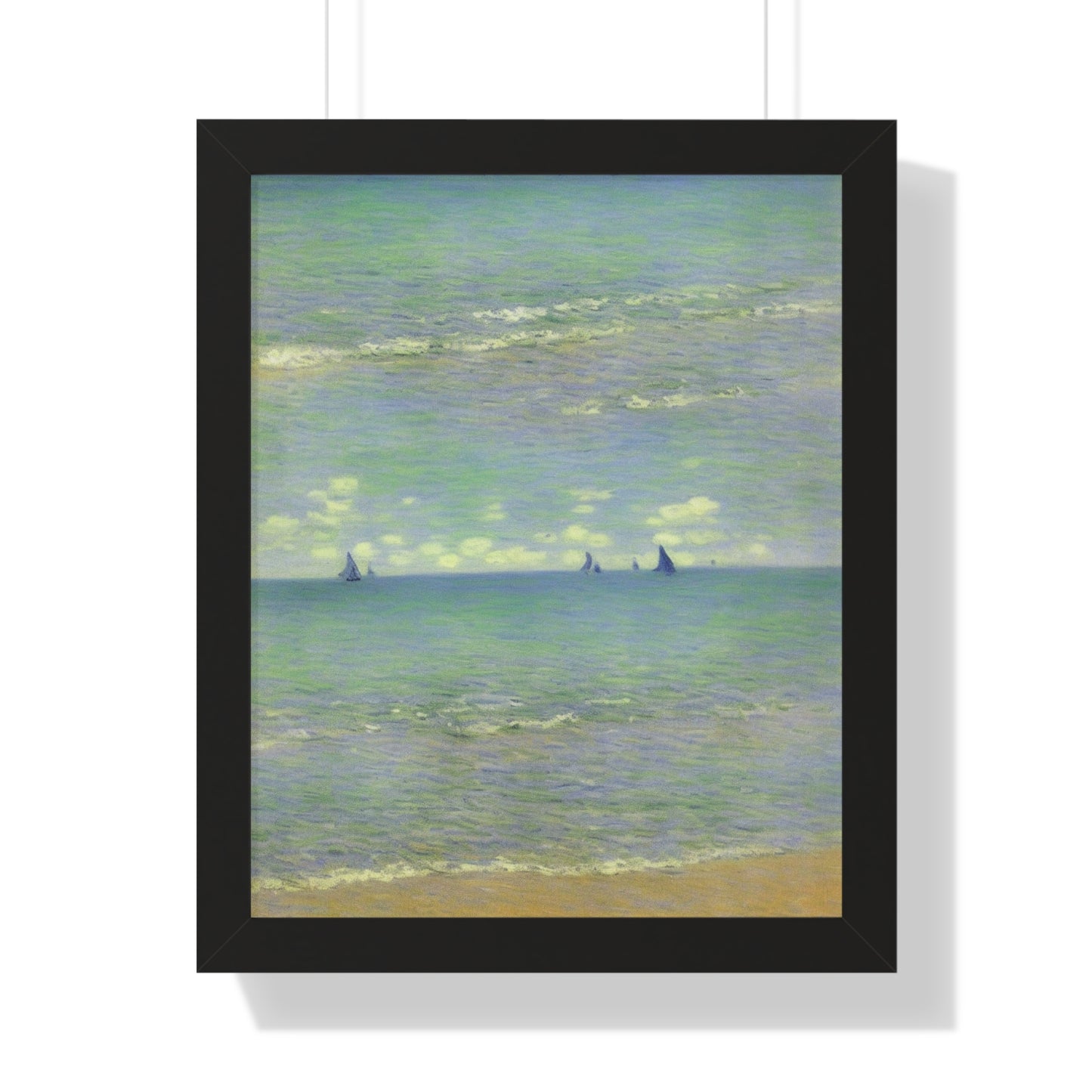 Beach Landscape Claude Monet Style