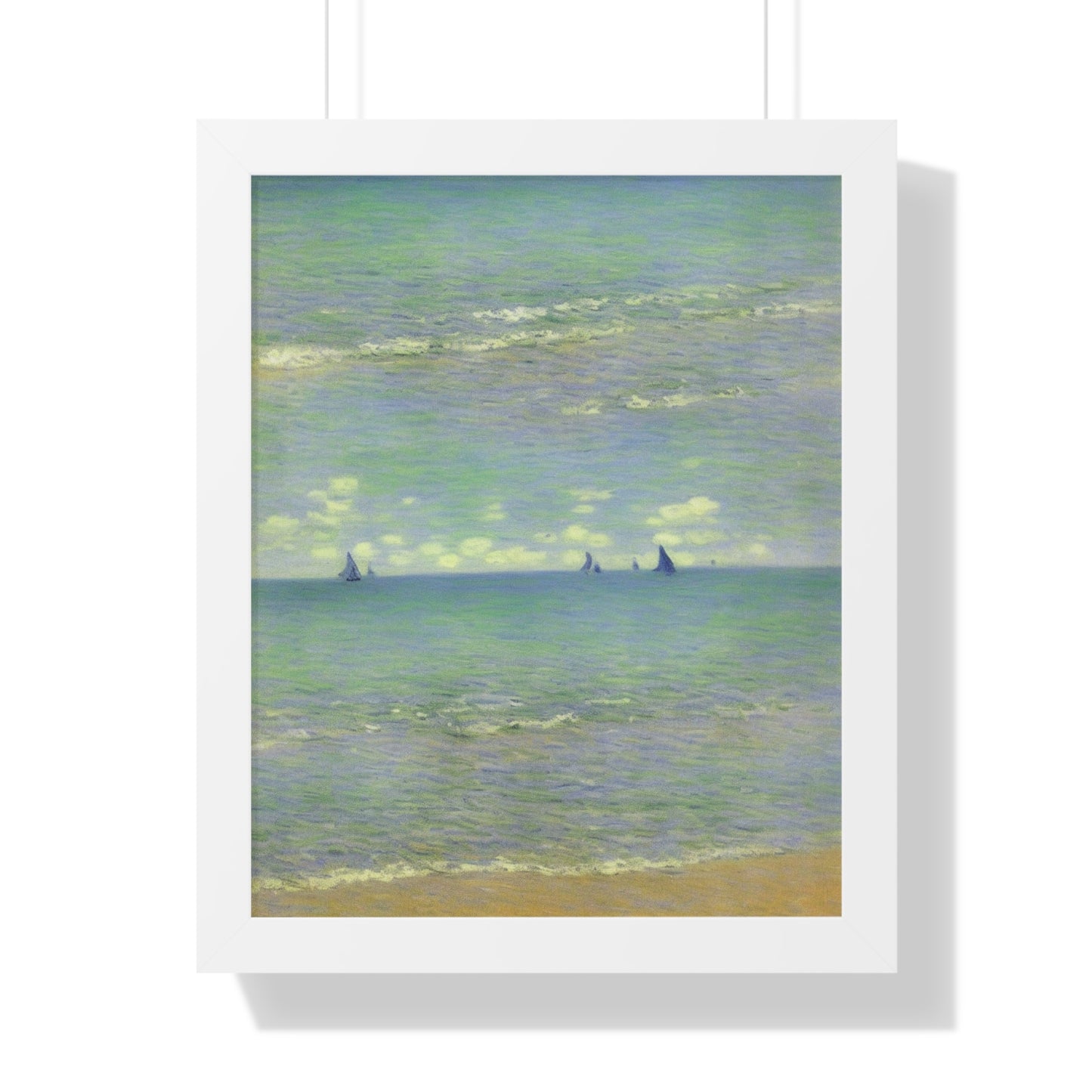 Beach Landscape Claude Monet Style