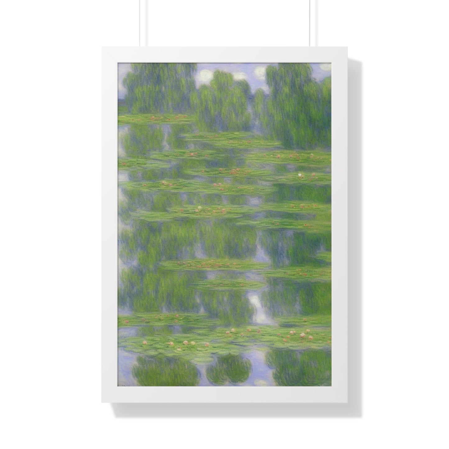 Pond Landscape Claude Monet Style