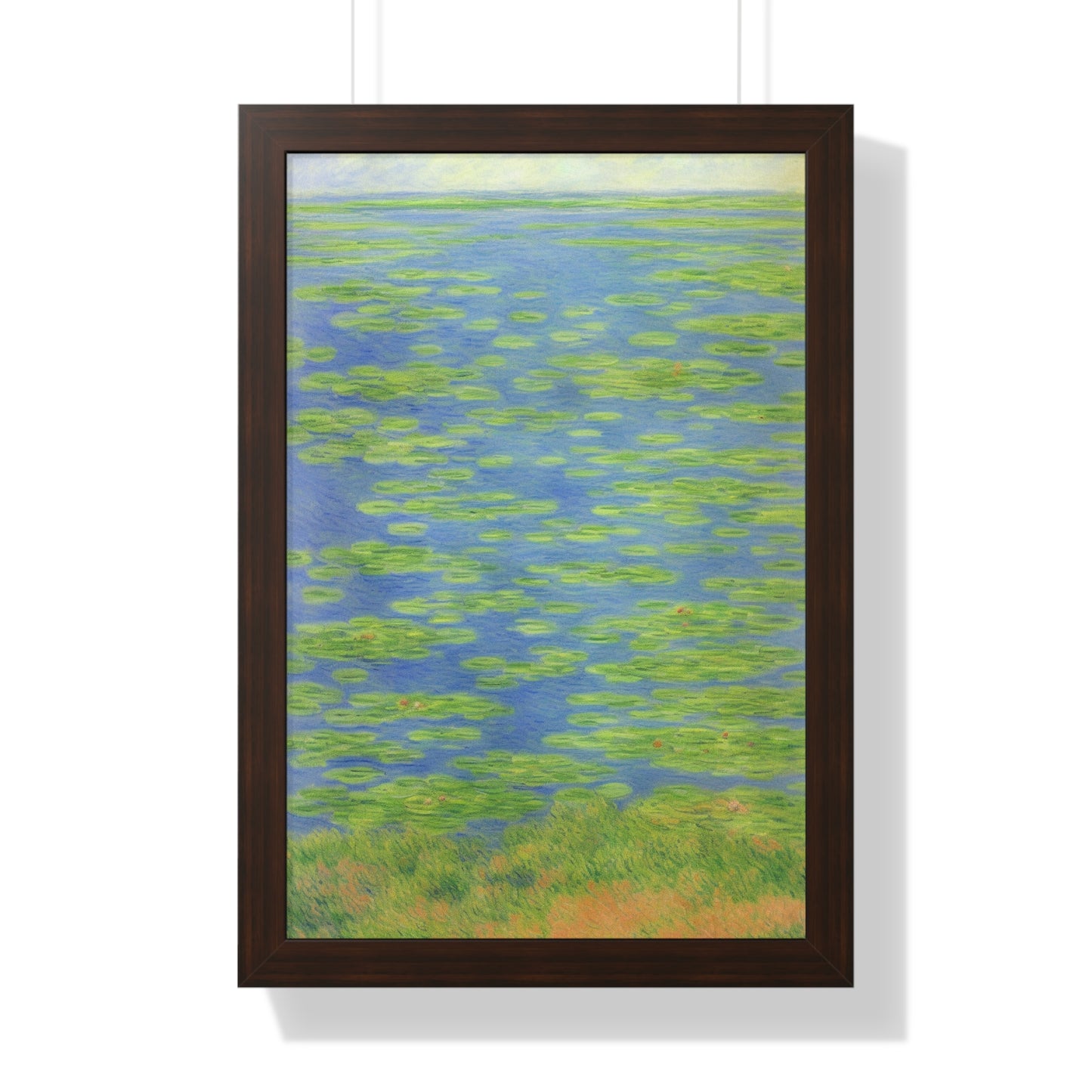 Coral Reef Landscape Claude Monet Style