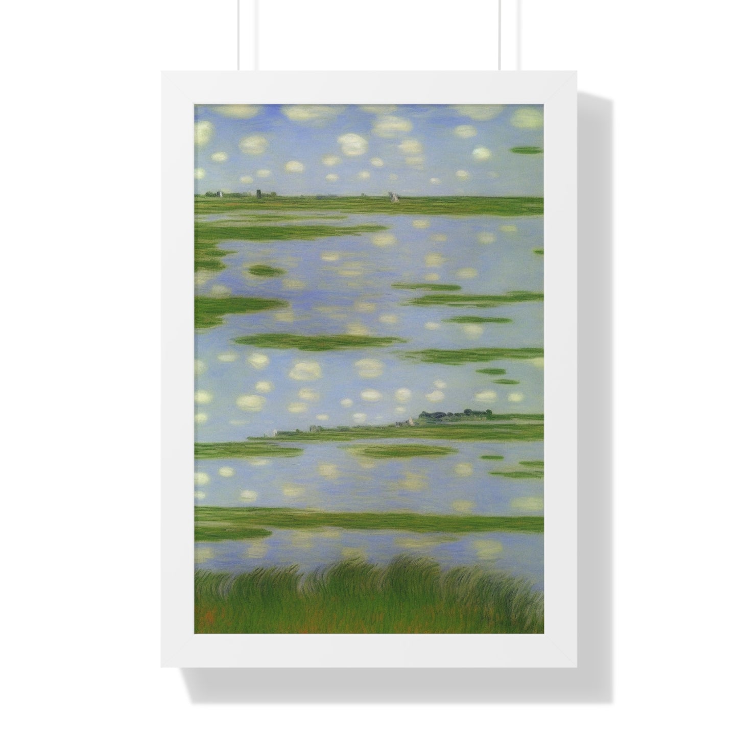 Estuary Landscape Claude Monet Style