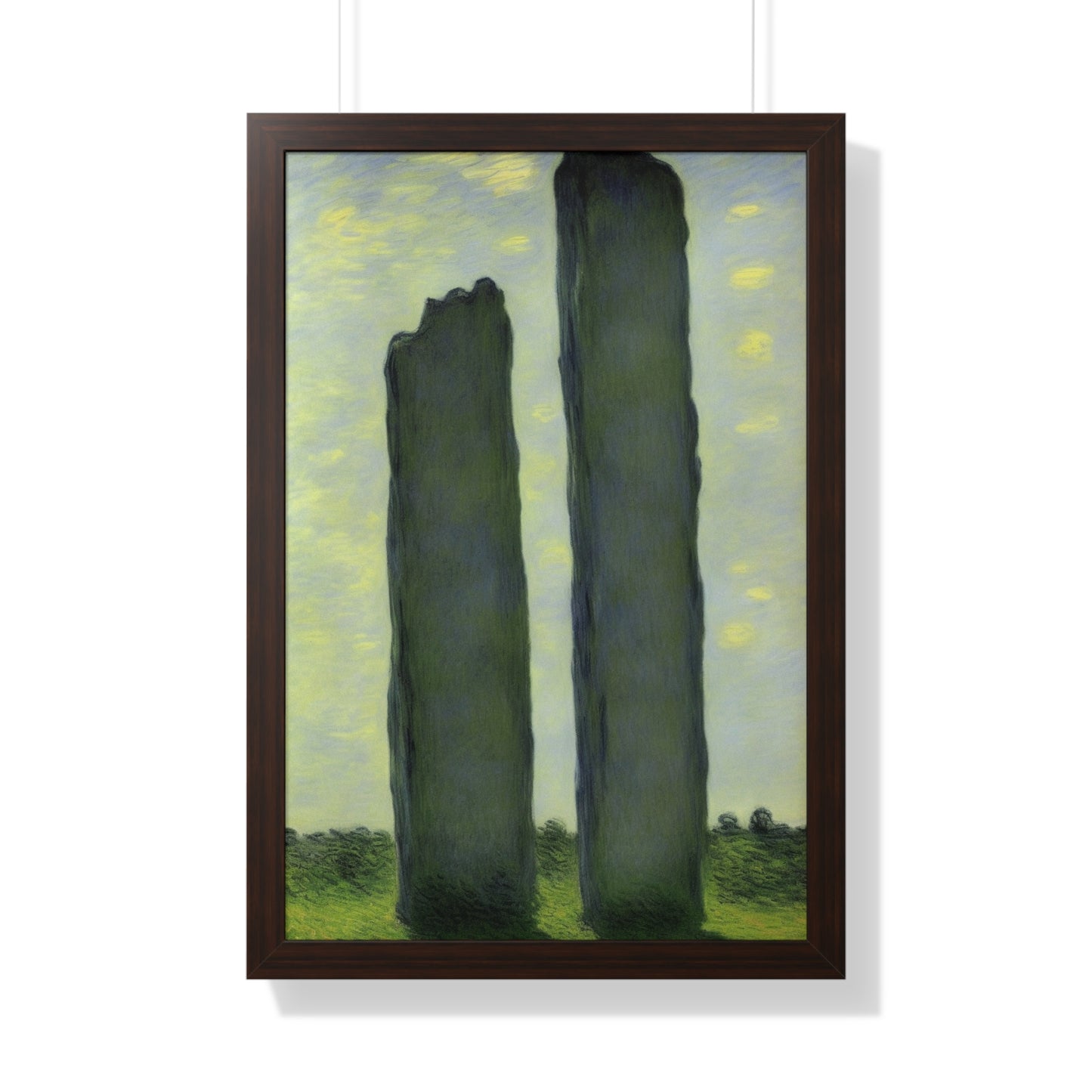 Monolith Landscape Claude Monet Style