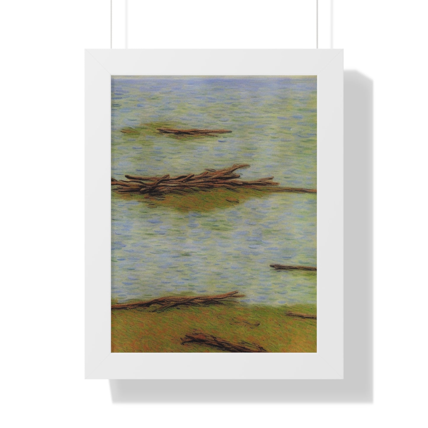 Driftwood Landscape Claude Monet Style