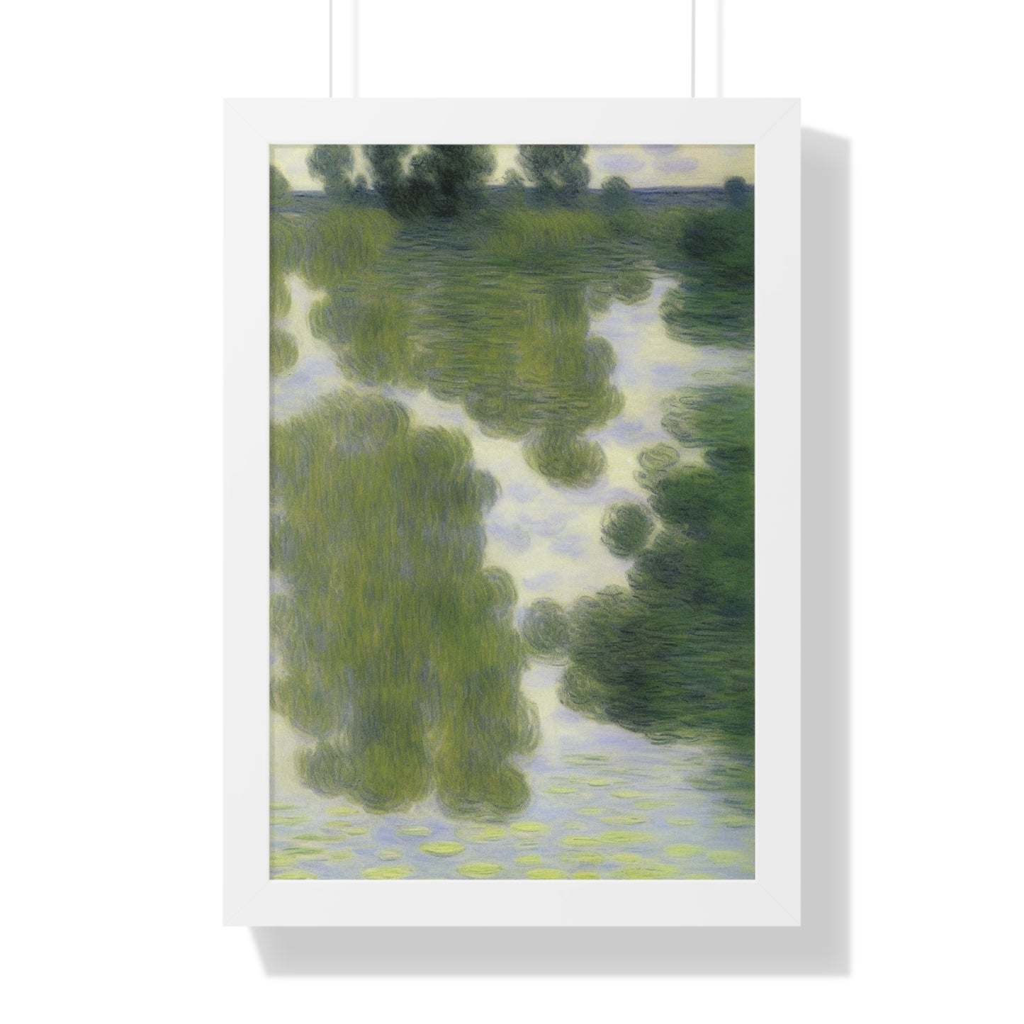 River Landscape Claude Monet Style