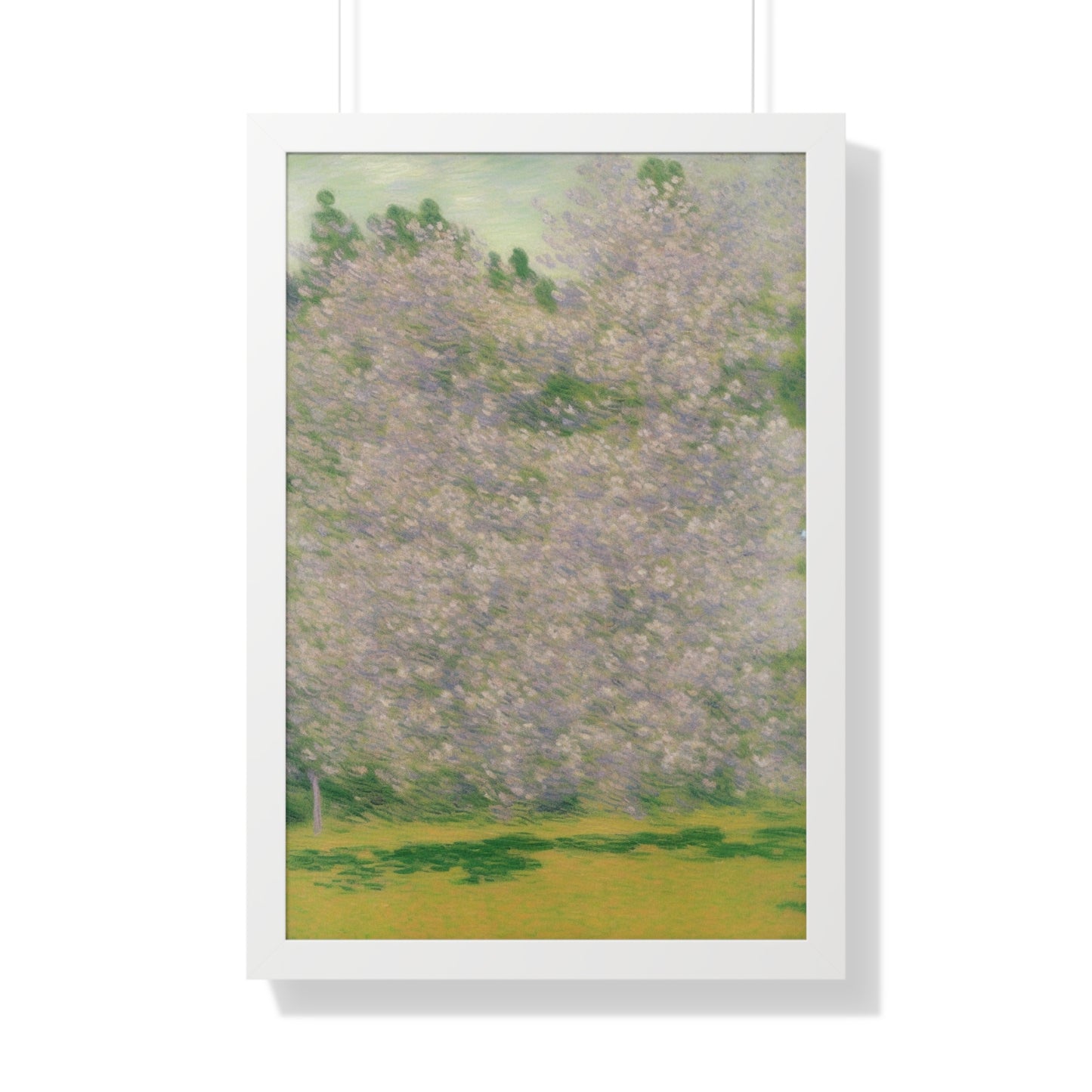 Cherry Blossom Grove Landscape Claude Monet Style