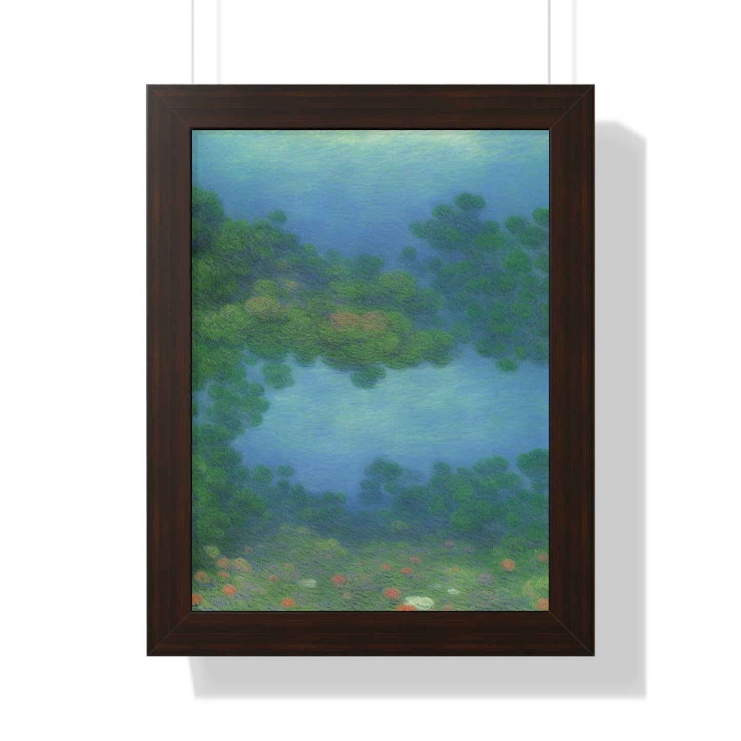 Coral Reef Scene Claude Monet Style