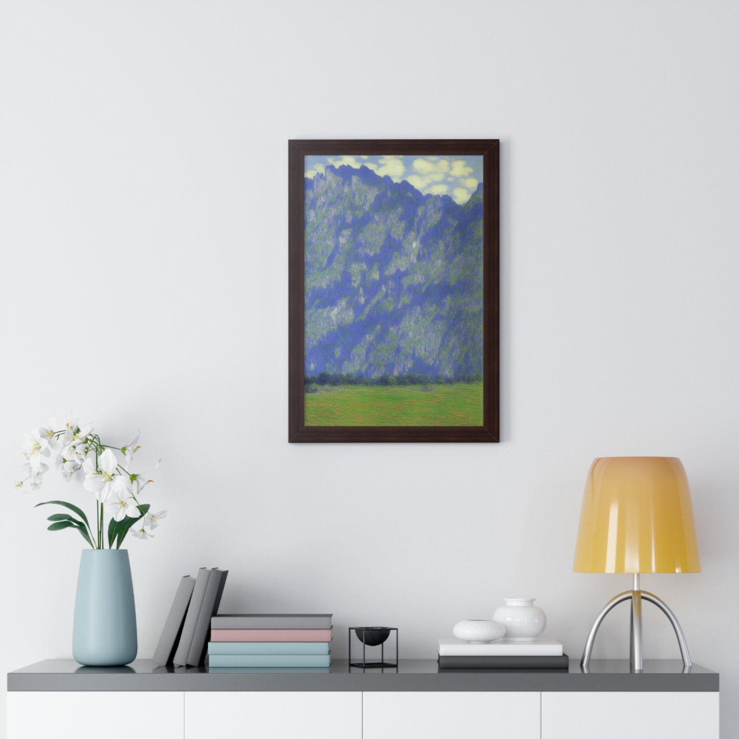 Mountains Landscape Claude Monet Style