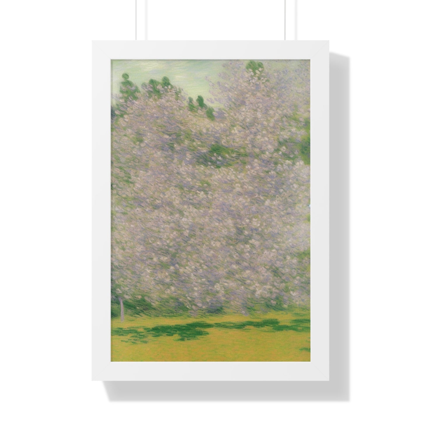 Cherry Blossom Grove Landscape Claude Monet Style