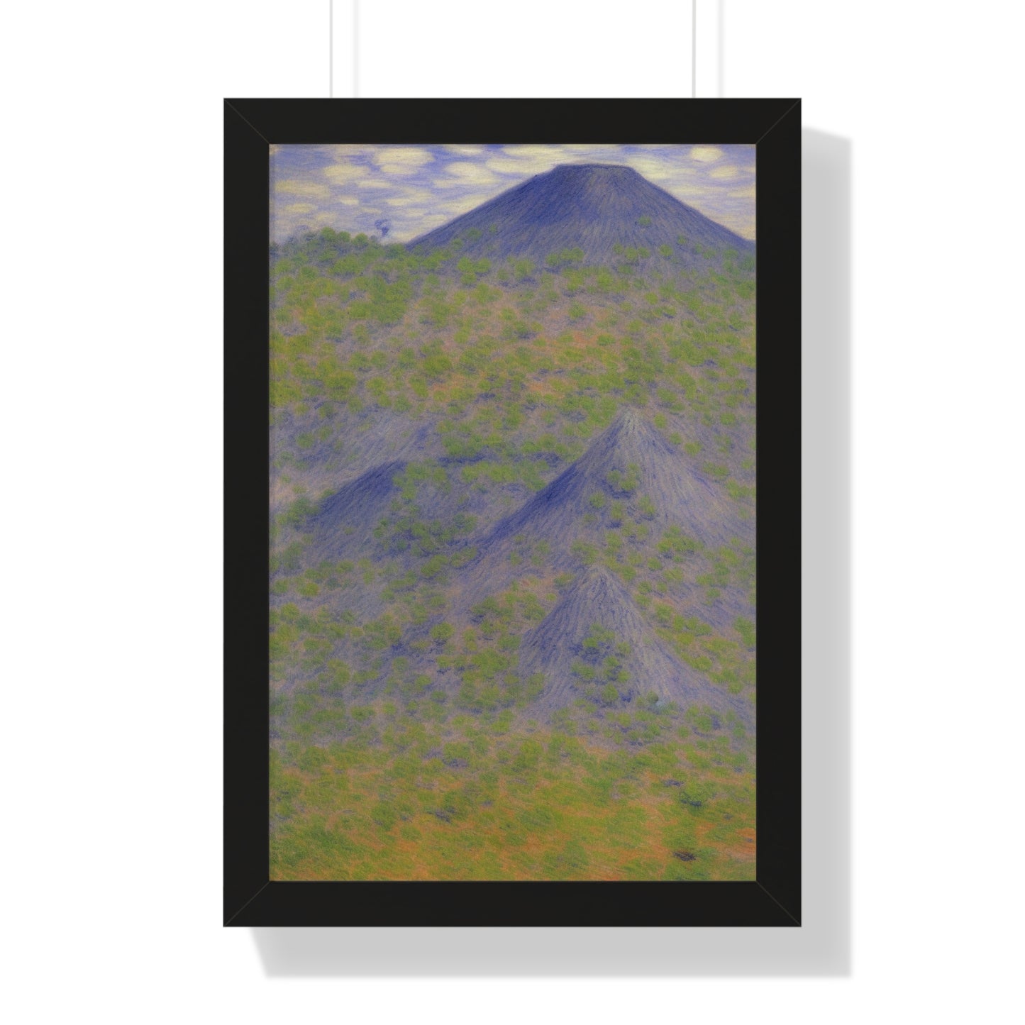 Cinder Cone Landscape Claude Monet Style