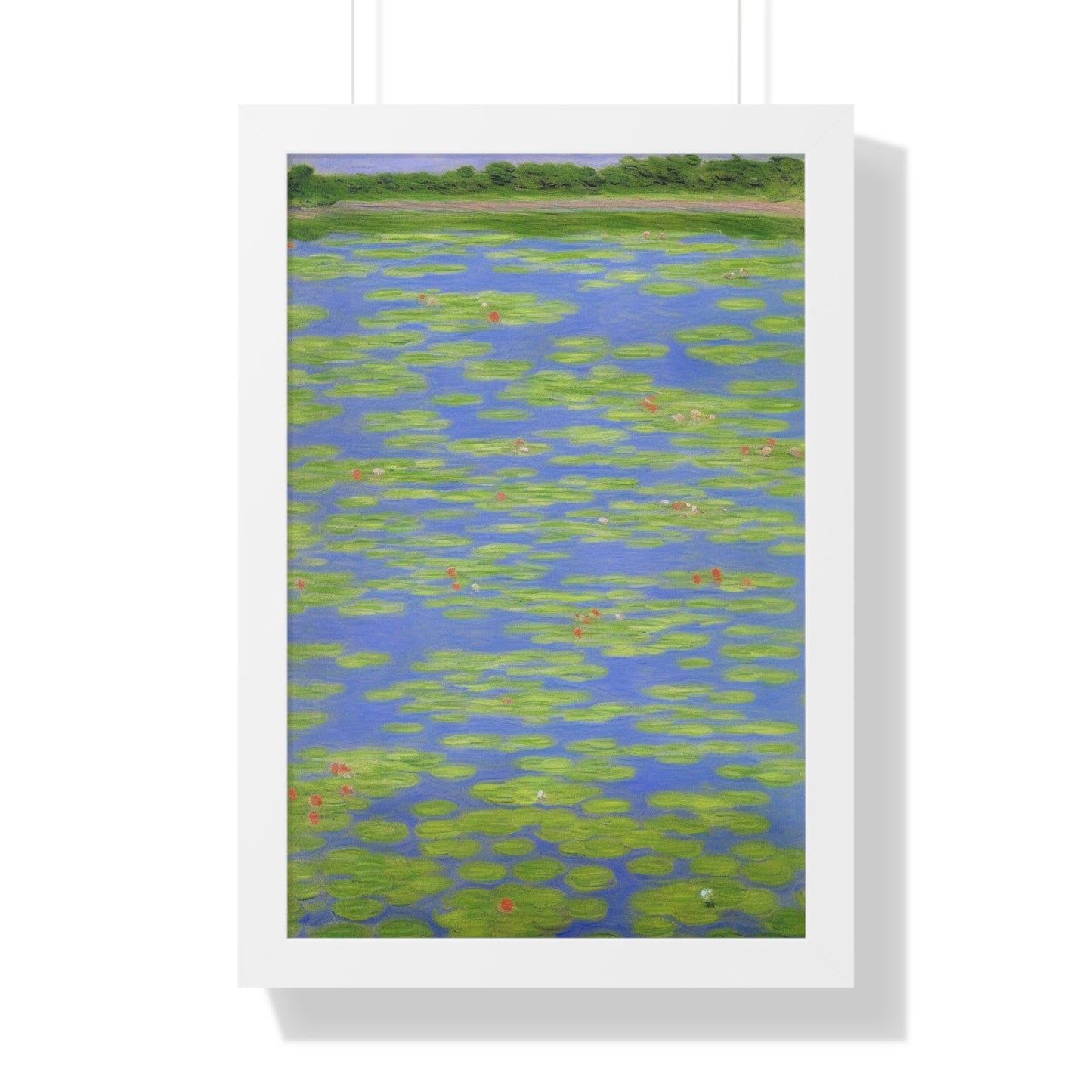 Tidal Pool Landscape Claude Monet Style