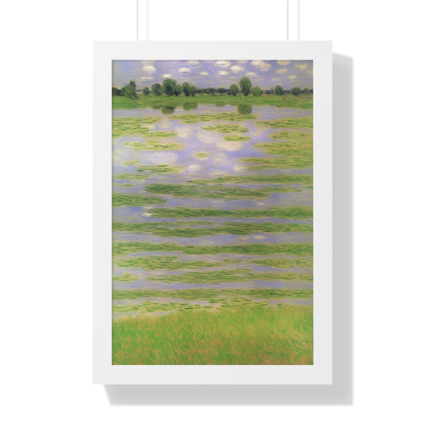 Floodplain Scene Claude Monet Style