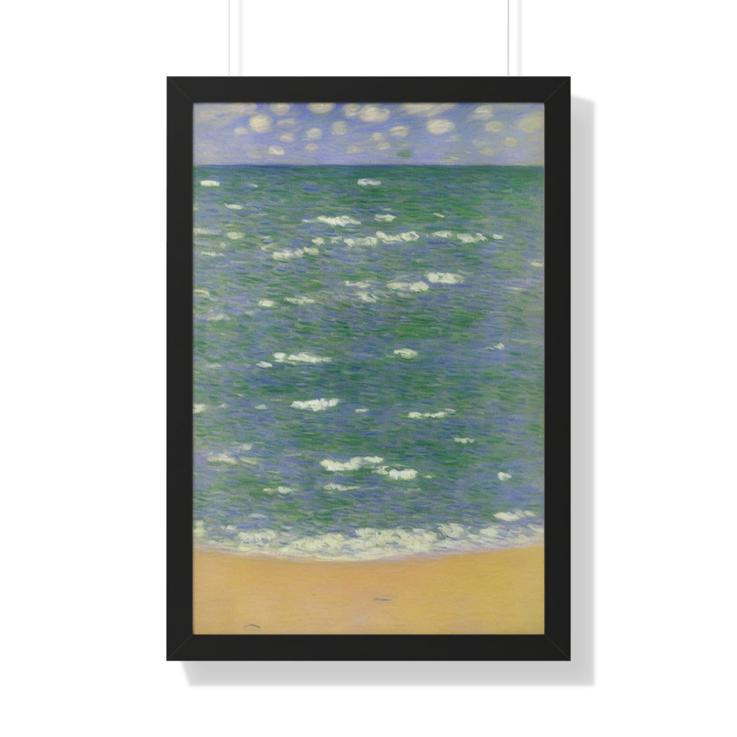 Beach Landscape Claude Monet Style