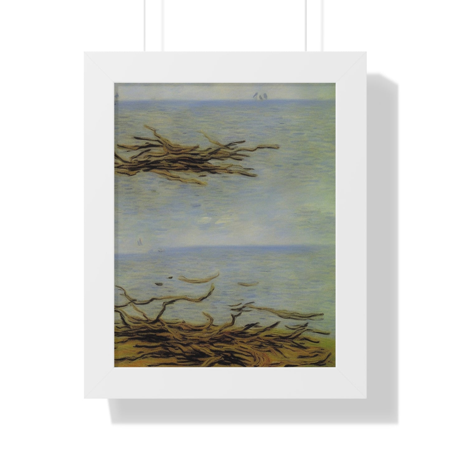 Driftwood Landscape Claude Monet Style