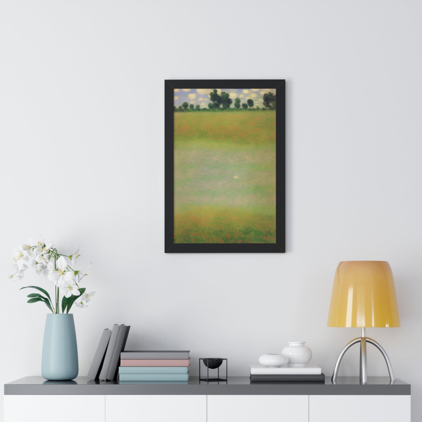 Flower Meadow Landscape Claude Monet Style