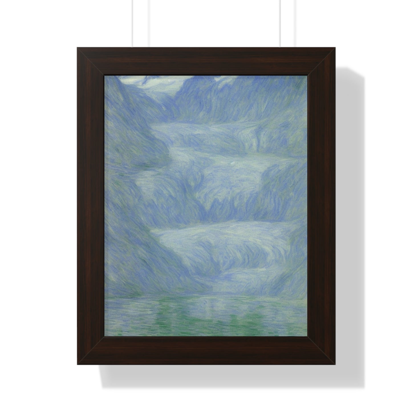 Glacier Scene Claude Monet Style