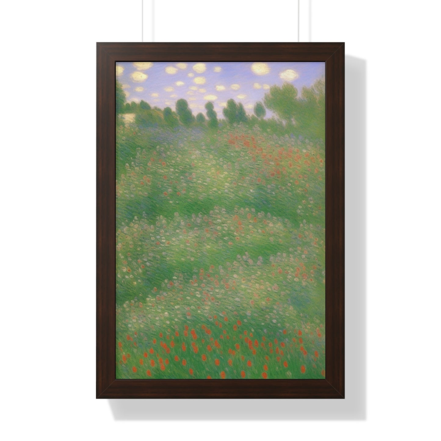 Flowers Landscape Claude Monet Style