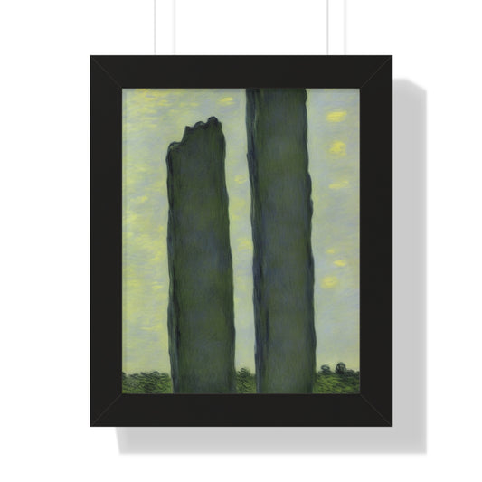 Monolith Landscape Claude Monet Style