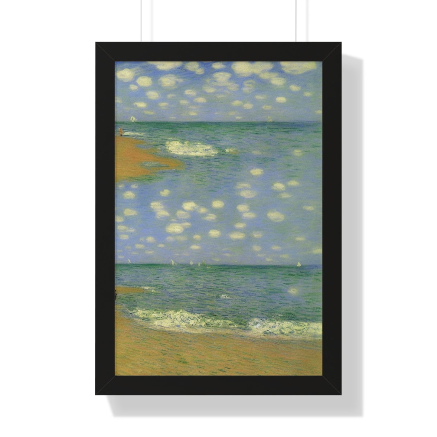 Beach Landscape Claude Monet Style