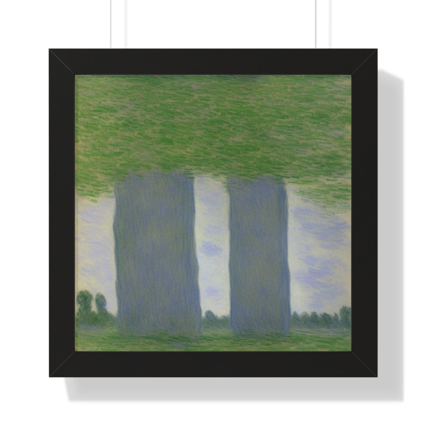 Monolith Landscape Claude Monet Style