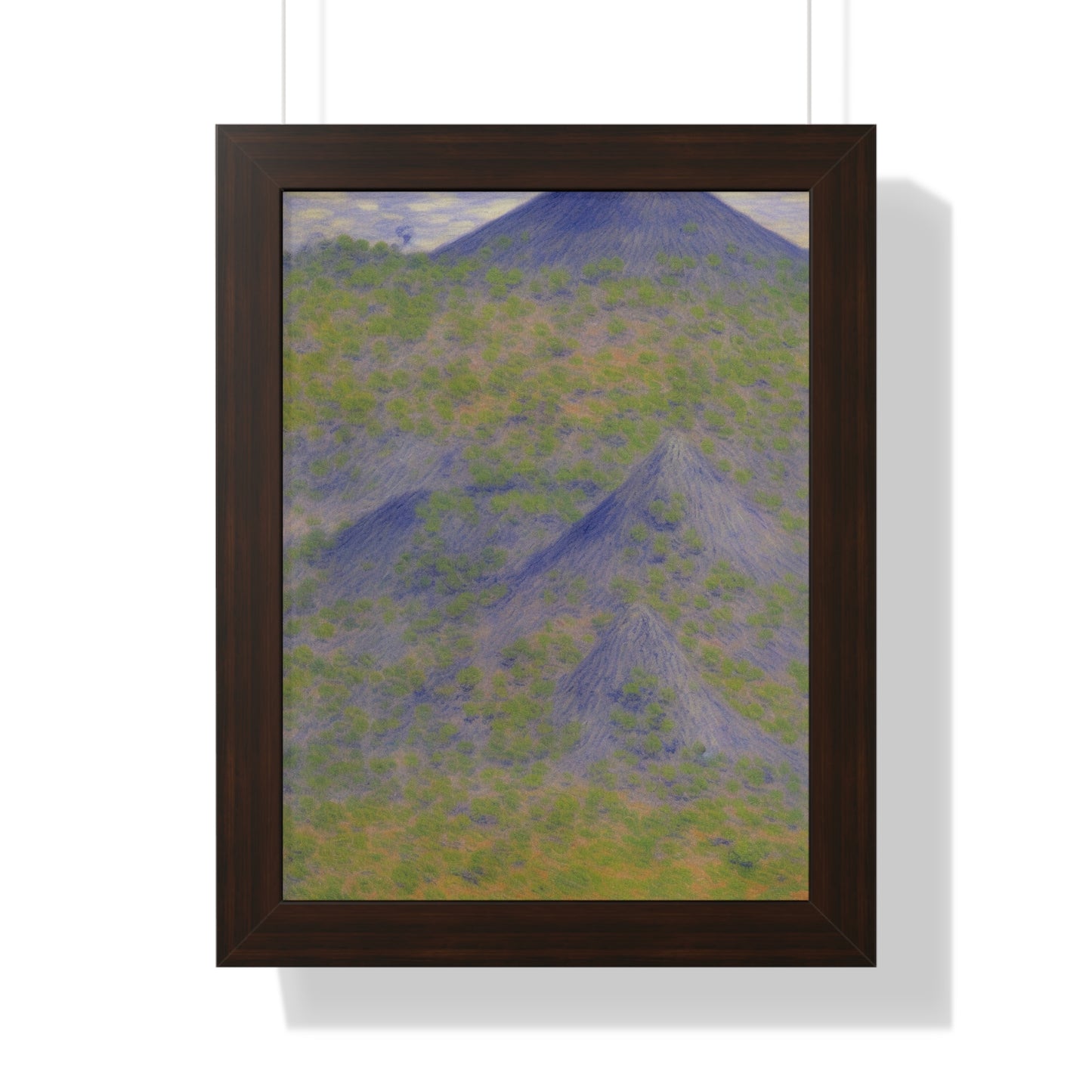 Cinder Cone Landscape Claude Monet Style