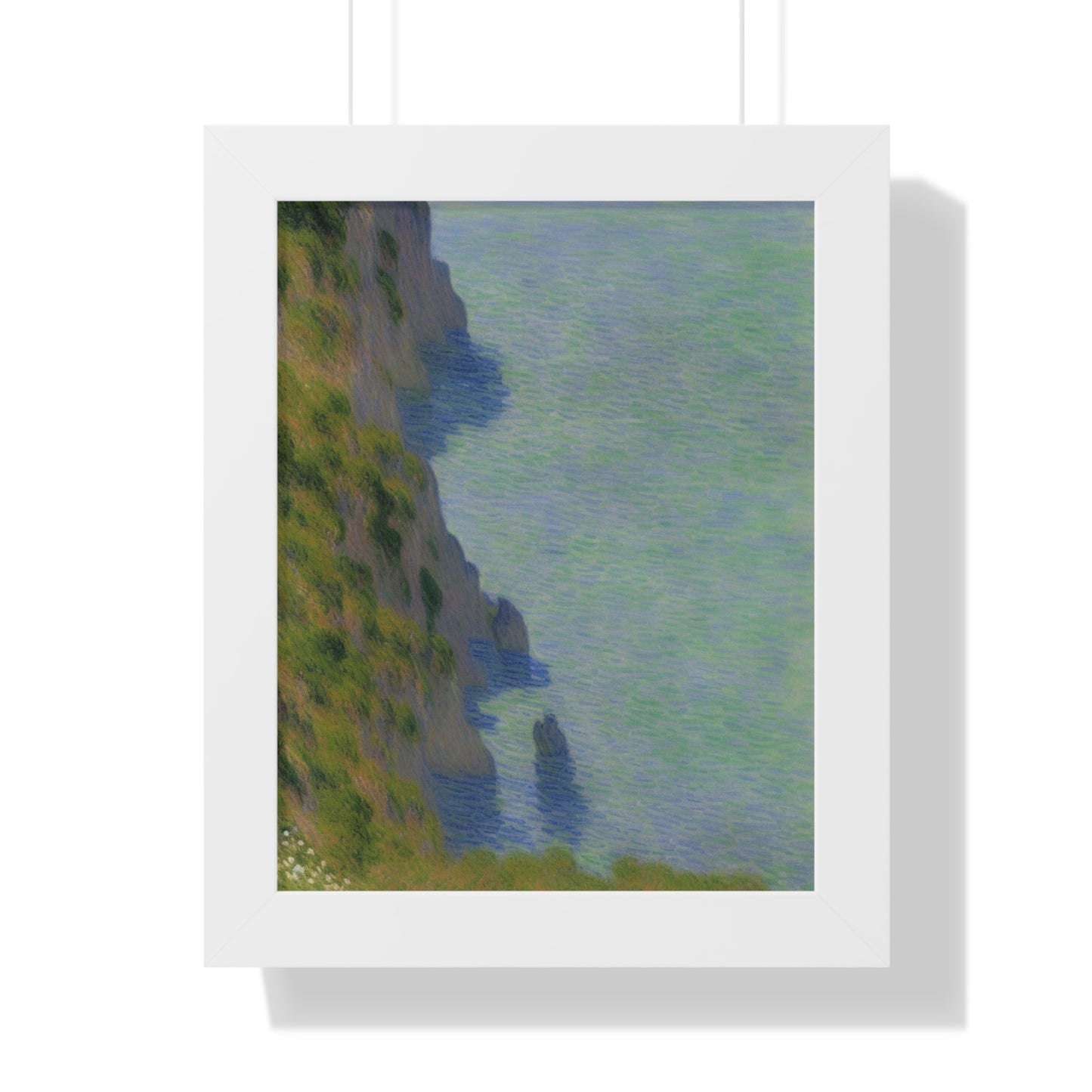 Coastal Bluff Landscape Claude Monet Style