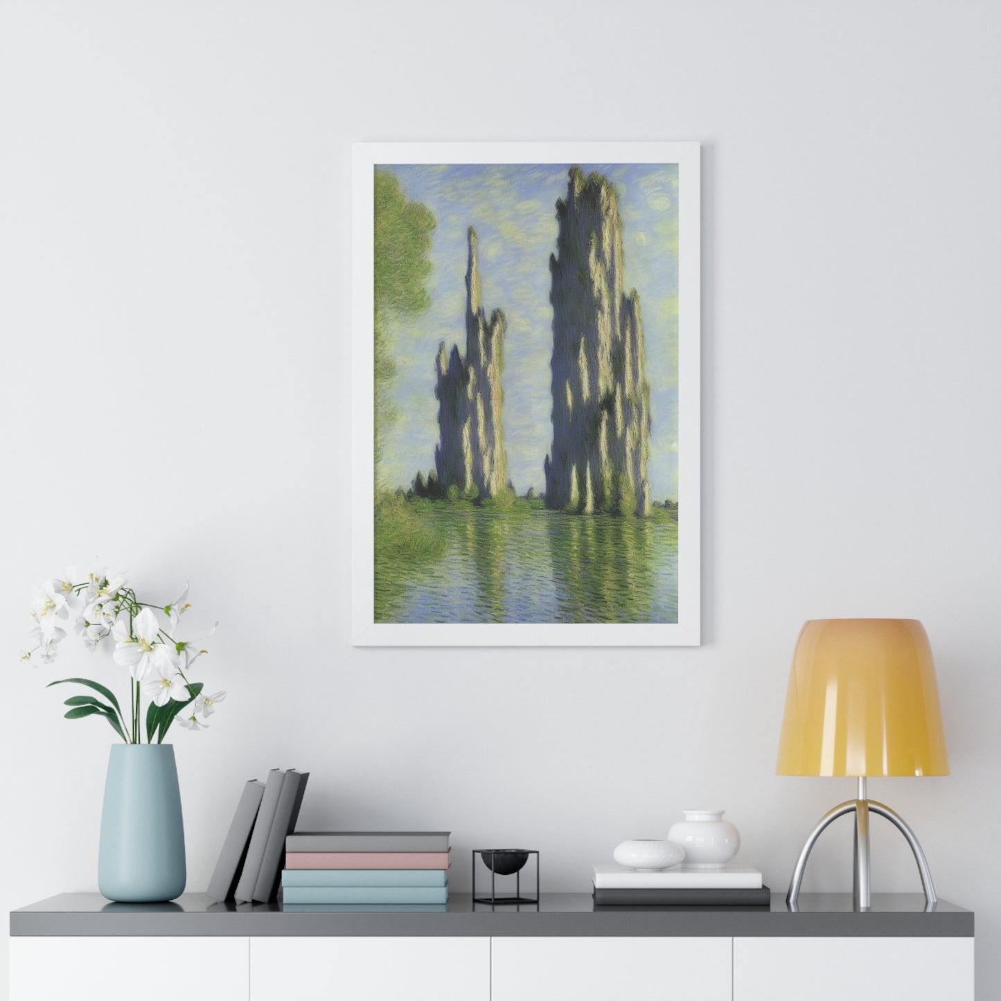 Tufa Tower Landscape Claude Monet Style