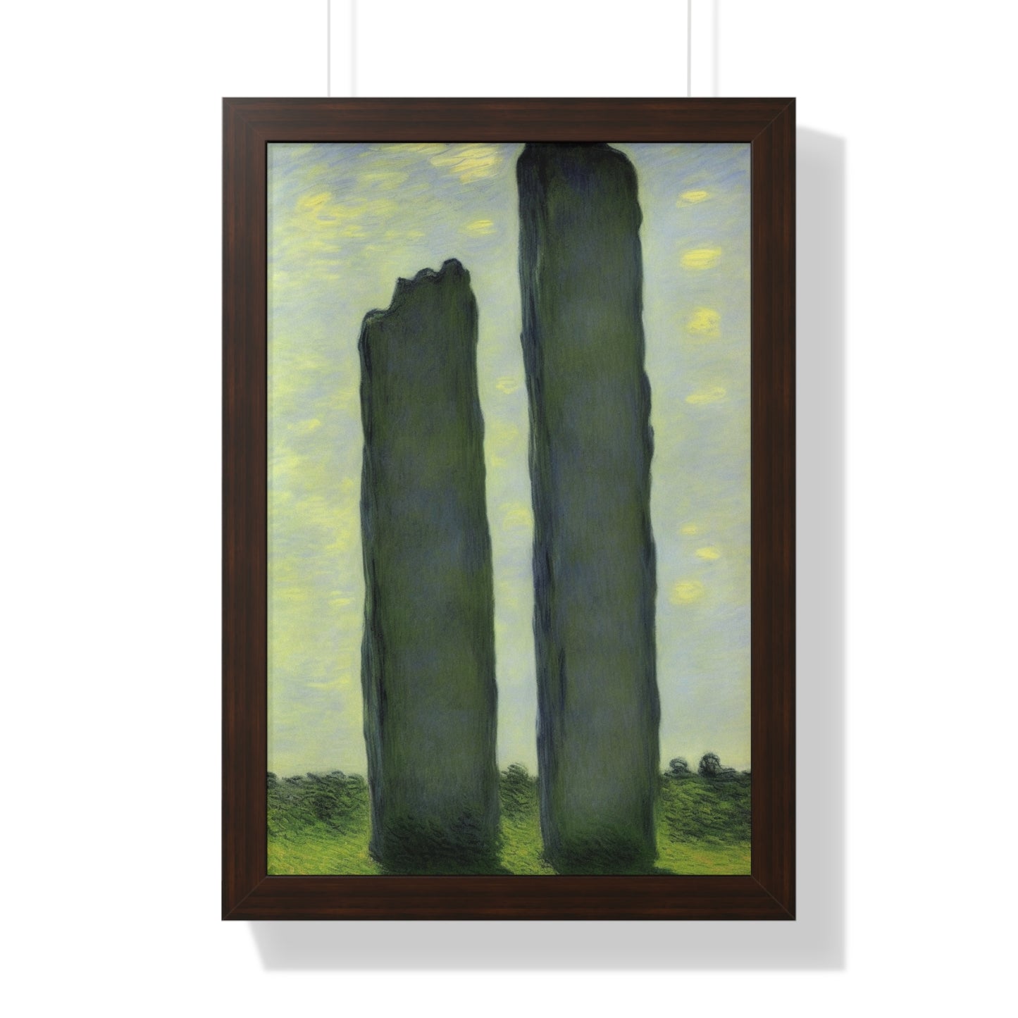 Monolith Landscape Claude Monet Style