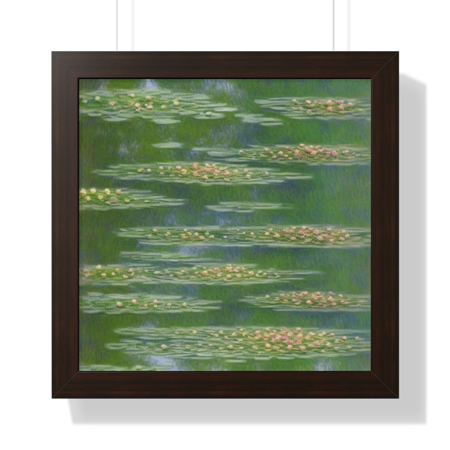 Water Lilies Landscape Claude Monet Style