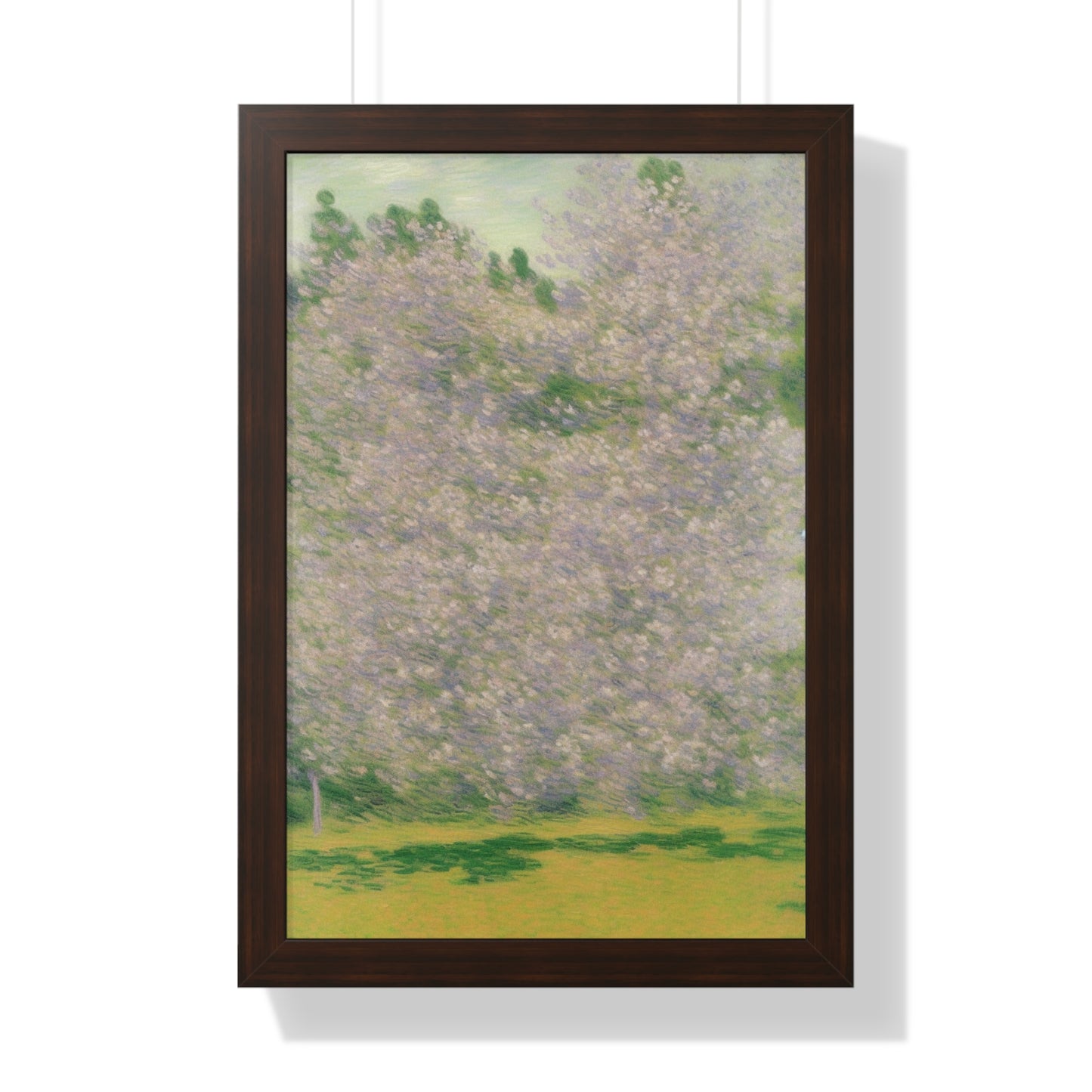 Cherry Blossom Grove Landscape Claude Monet Style